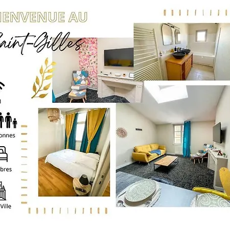 Le Saint Gilles Cosy, Centre-ville, Wifi Apartament *